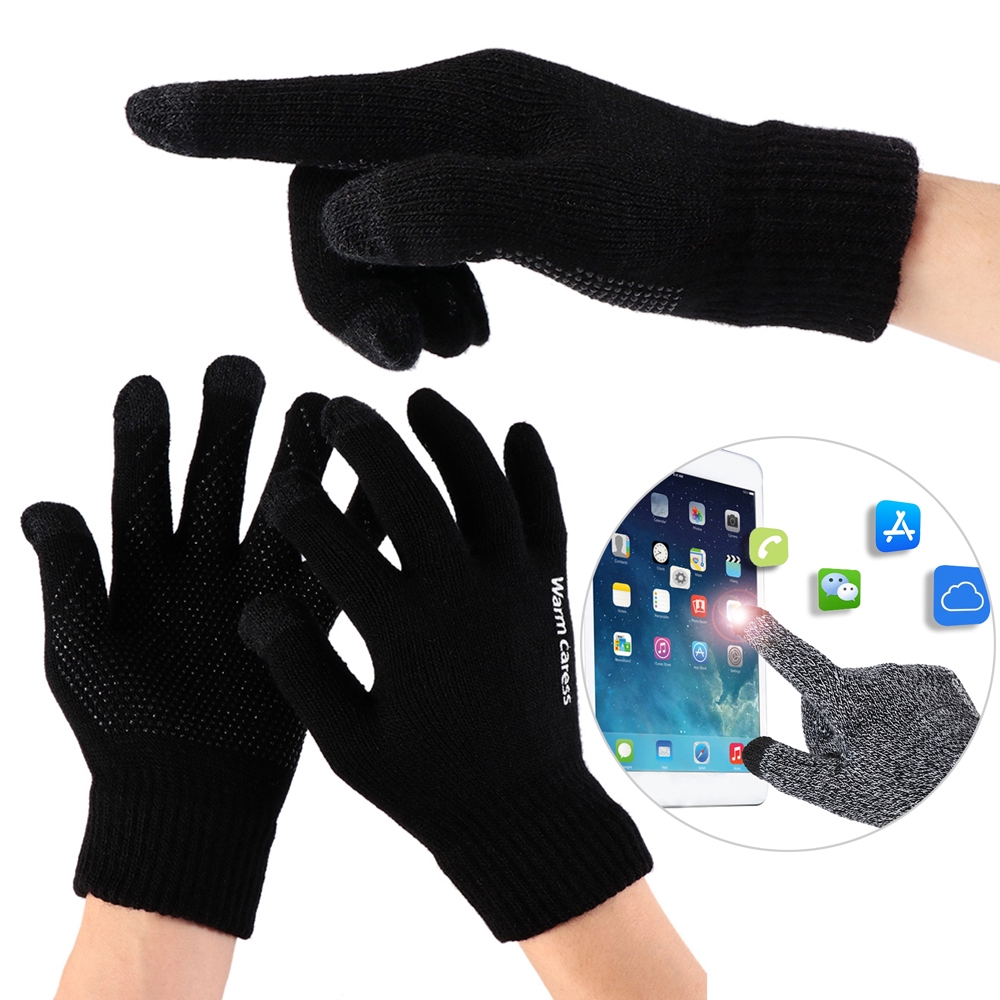Găng tay giữ ấm hỗ trợ dùng màn hình cảm ứng cho nam và nữ