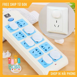 Combo 10 nút bịt ổ điện an toàn cho bé