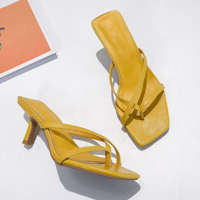 Giày cao gót nữ màu trơn gợi cảm dễ phối đồ