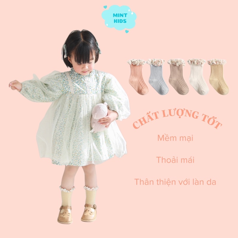 Tất Cổ Bèo Hoa Nhí Nemo Baby Cho Bé 0 Đến 5 Tuổi TD-02