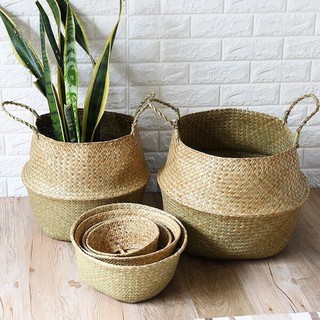 Giỏ cói đan tay – Belly Basket