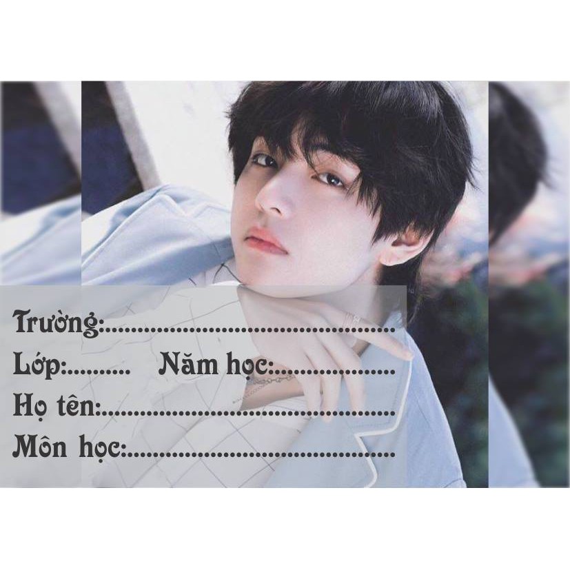 - Nhãn vở học sinh - In hình theo yêu cầu