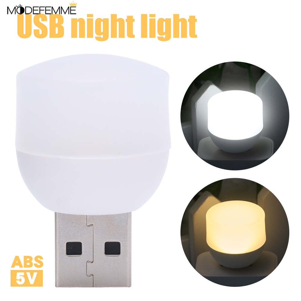 Bóng Đèn USB Tròn Nhỏ Bảo Vệ Mắt Đa Năng Có Cổng Sạc USB Cho Máy Tính Di Động