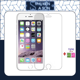 Kính cường lực iphone 2.5D XsMax/Xs/X/8Plus/7plus/7/6plus/6/5 trong suốt vát cạnh