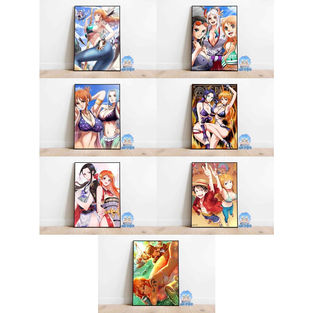 Tranh Poster A3 Nami  Anime One Piece Chất Liệu Giấy Cao Cấp - 2D Tộc Shop