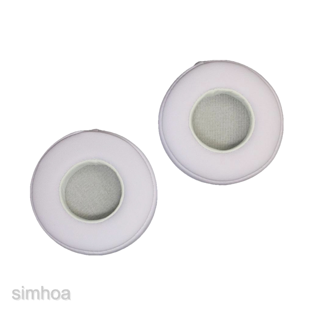 Replacement Ear Pad Cushion Cups Cover for Monster Beats By Dr.Dre MIXR Headphones Earpads Repair Parts (White)