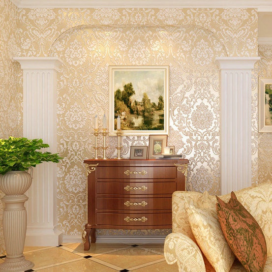 Giấy Dán Tường Dập Nổi Họa Tiết 3D Trang Trí Phòng Khách/Phòng Ngủ/Ký Túc Xá