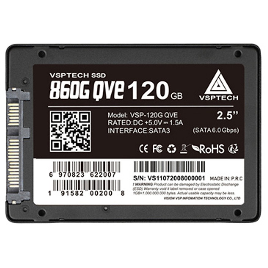 [VSP PP Chính Hãng] Ổ cứng SSD VSPTECH 256GB 240GB 128GB 120GB 860G QVE BH 3 Năm