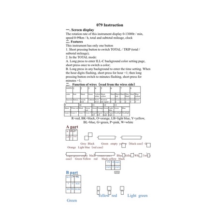 Đồng Hồ Kỹ Thuật Số Honda wave125 v1 assy