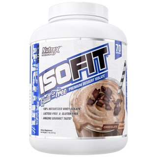 {TẶNG BÌNH LẮC}Nutrex ISOFIT - Whey Protein tinh khiết, 100% Isolate, 70 liều dùng
