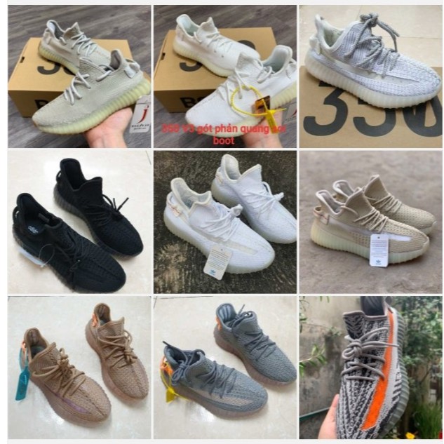 (Hàng Sẵn+Tặng Box] Giày thể thao Sneakers Yz 350 Nam Nữ(36-43)