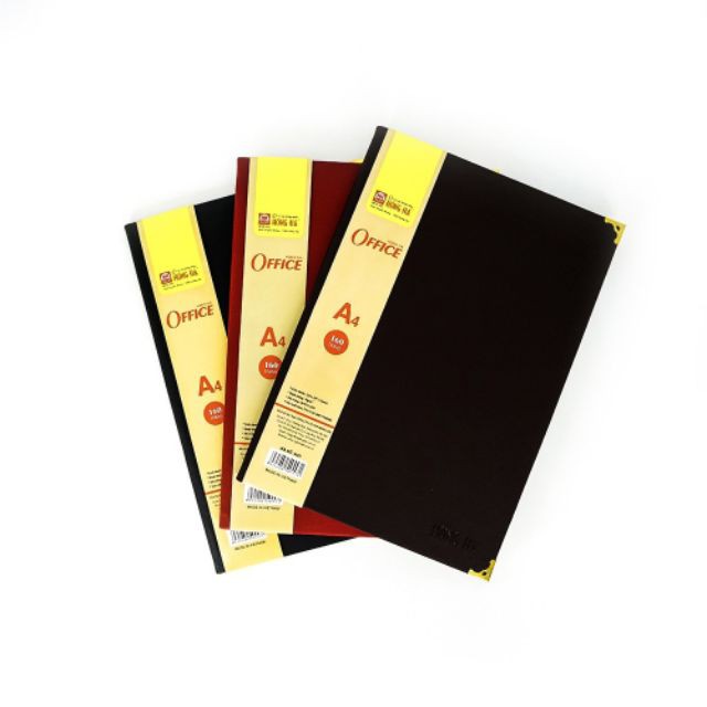 Sổ bìa da A4 hồng hà