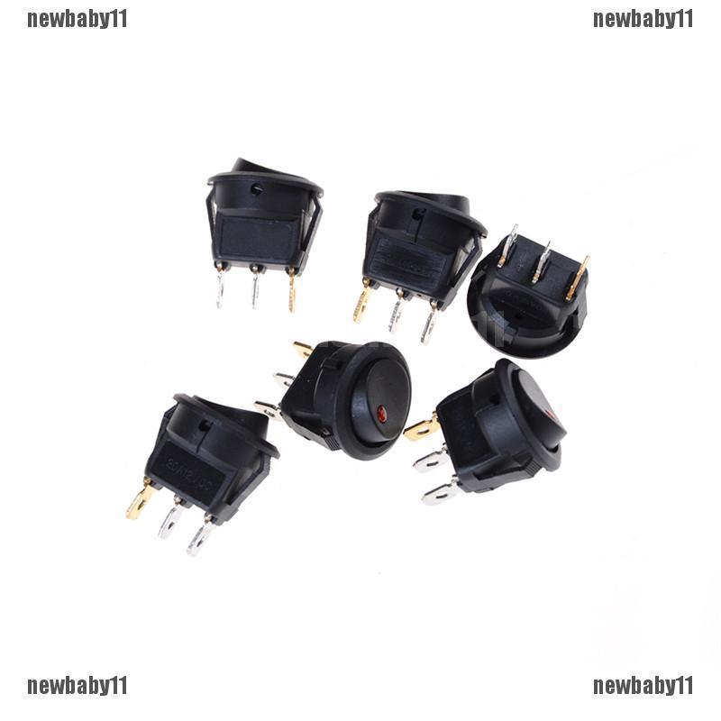 Nby❤❤(MớI) Bộ Công TắC ĐèN LED ChấM Bi 12V - Bộ 5 CáI