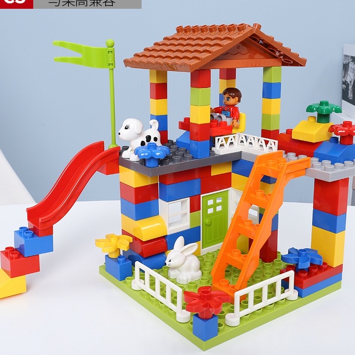 [HOT 2021] Lego ngôi nhà 89 CHI TIẾT cho bé nhựa nguyên sinh ABS an toàn có hộp và đế đi kèm