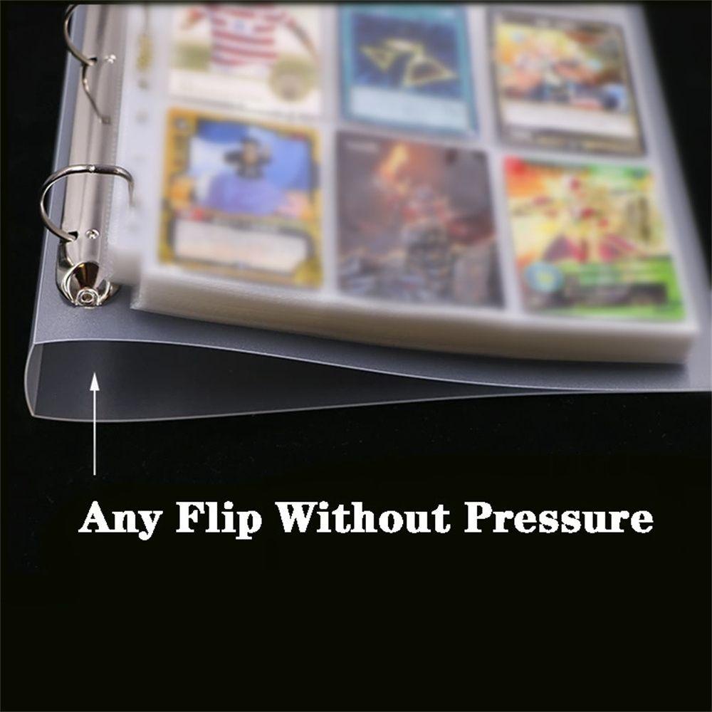 LANFY Star Card Cards Photo Albums Board Game Cards Holder Collect Album Book Card Sleeves Gaming Card Card Storage Wallets Binders Albums Big Capacity 20/40/60 Page Cards Collection Book