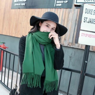 Khăn quàng cổ Nữ XANH RÊU CHẤT len dạ CASHMERE Hàn Quốc LOẠI 1 CHẤT ĐẸP, Khăn lụa ThyThy, quàng cổ cao cấp,KHĂN MÙA ĐÔNG