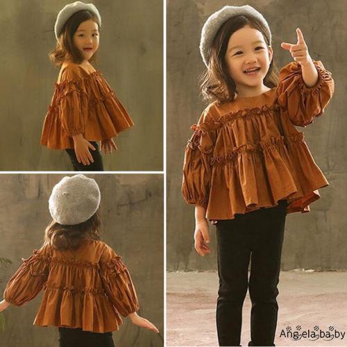 Set áo babydoll và quần dài xinh xắn dành cho bé gái