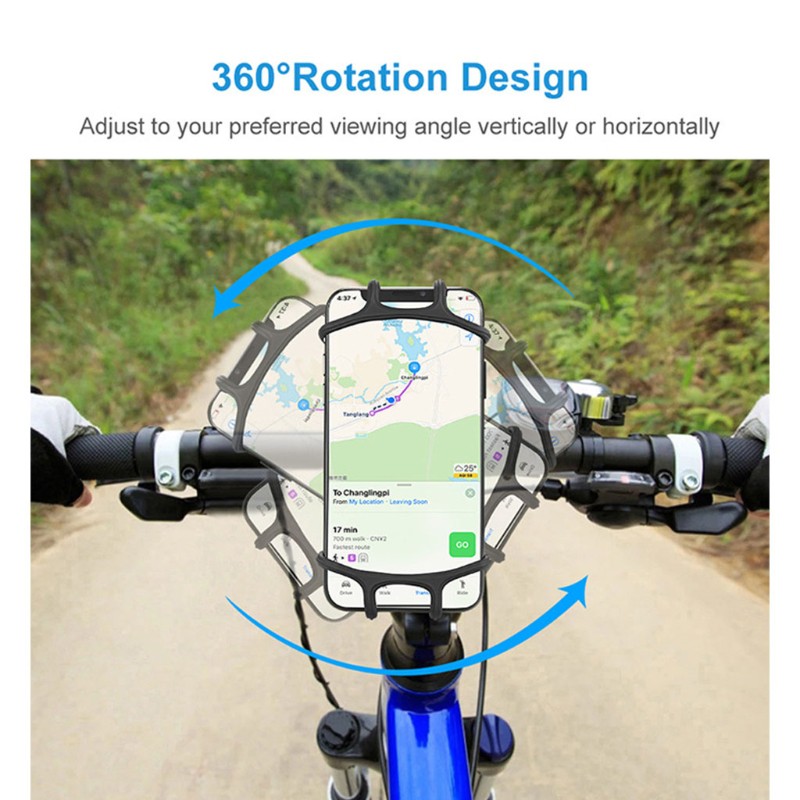 Giá Đỡ Điện Thoại Gắn Tay Lái Xe Đạp Xoay 360 Độ