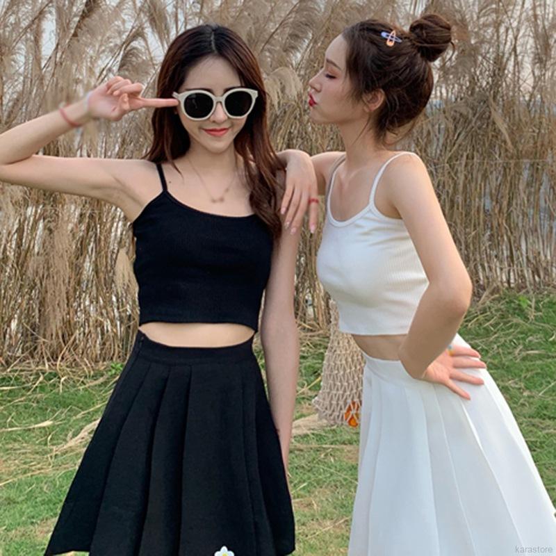 Áo Hai Dây Màu Trơn Ôm Dáng Quyến Rũ | BigBuy360 - bigbuy360.vn