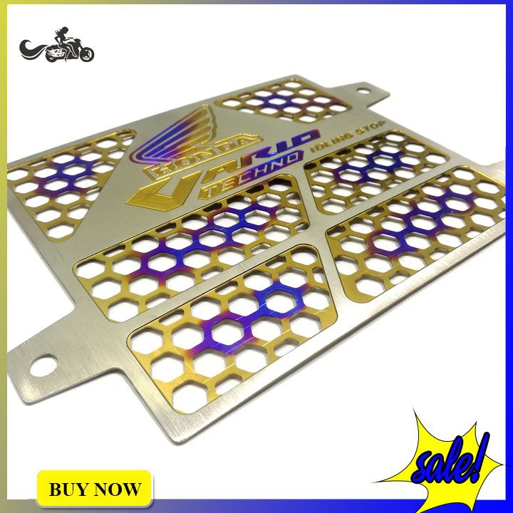 Che két nước Vario kiểu tổ ong đẹp độc lạ bán kèm ốc GR5 (3 ốc 6li40 đầu trụ)