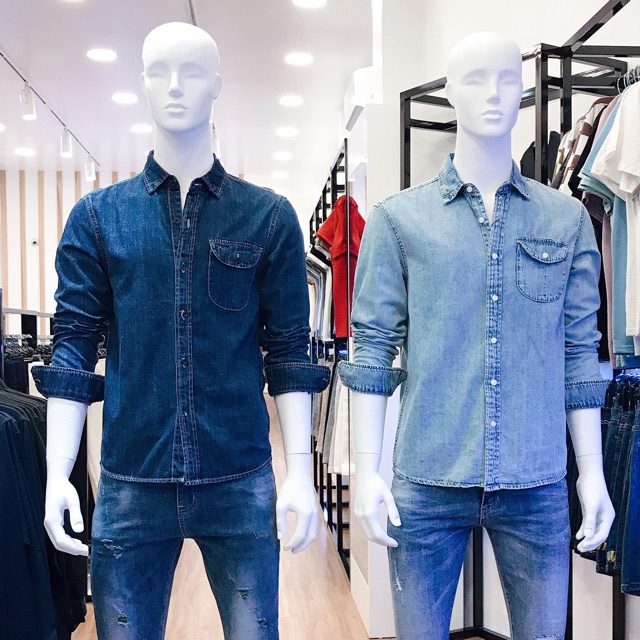 ÁO SƠ MI NAM DENIM