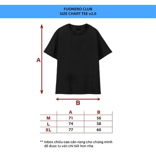 Áo phông tay lỡ - Basic tee Fuonero v2