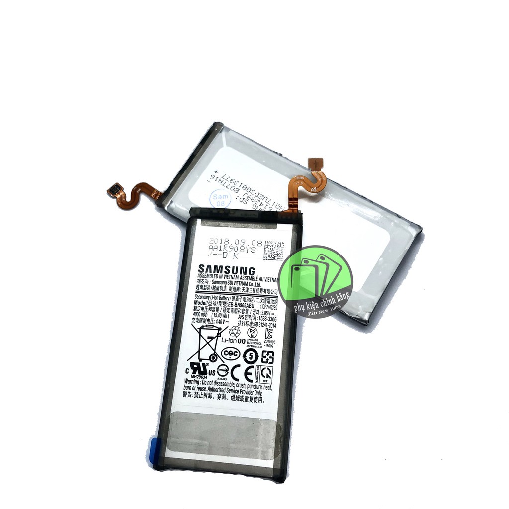 Pin SamSung Galaxy Note 9  Dung lượng 4000mAh. Tặng kèm cáp Type C