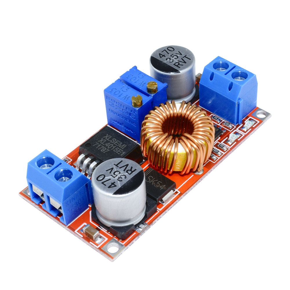 Pin lithium 5A DC đến DC CC CV Bước xuống Bảng sạc Mô-đun chuyển đổi nguồn Led
