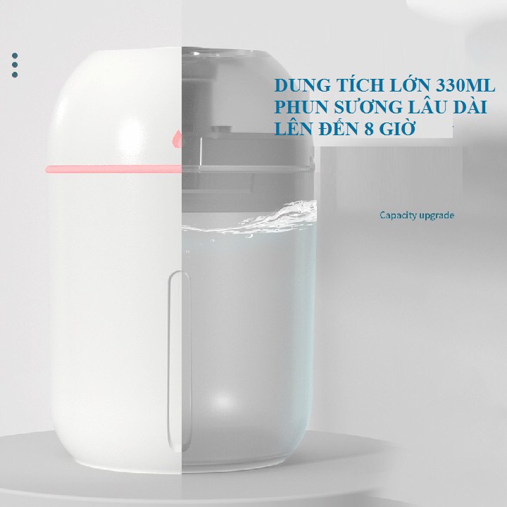 Máy Xông Tinh Dầu Tạo Ẩm Phun Sương Dung Tích 330ml GN Xông Phòng Khử Khuẩn Tỏa Hương Thơm Trang Trí Nhà Cửa