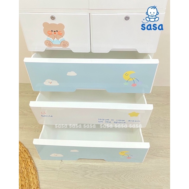 Tủ Nhựa 5 Tầng Cao Cấp cho bé