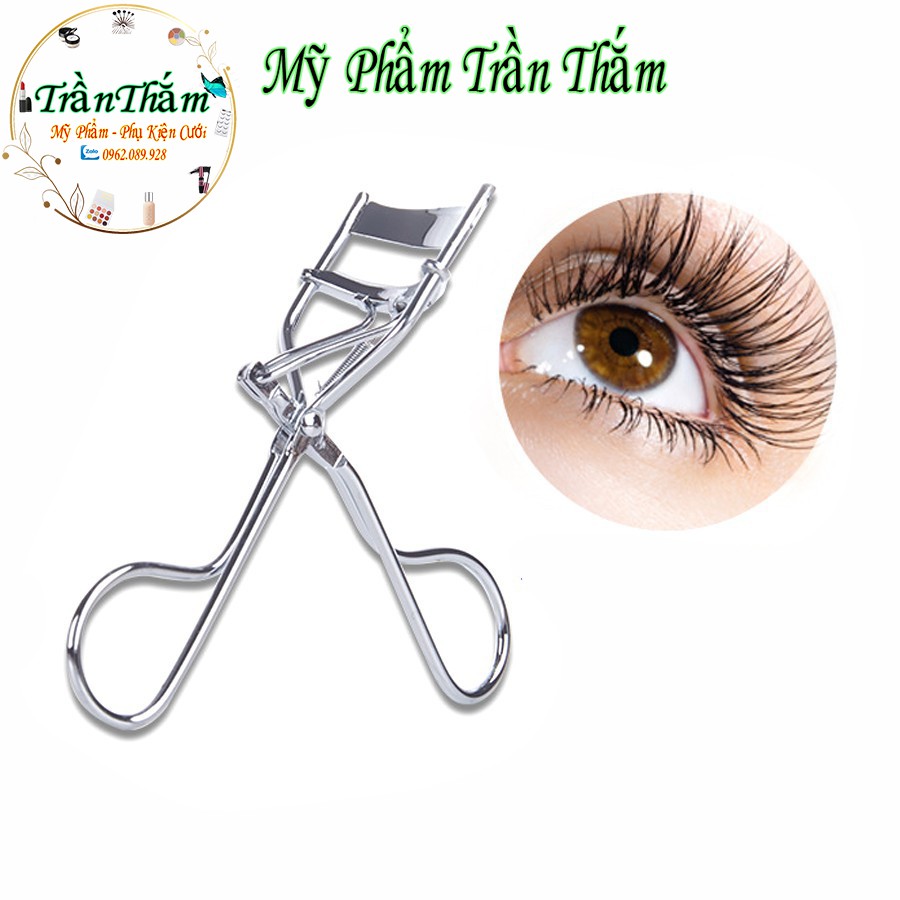 Kẹp Bấm Mi Siêu Cong Bằng Inox Cao Cấp Bấm Êm Tặng Kèm 1 Đệm Kẹp ⭐ CÓ VIDEO HÀNG THẬT DO SHOP TỰ QUAY ⭐