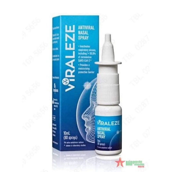 Xịt mũi kháng khuẩn Viraleze của Starpharma Úc (10ml)