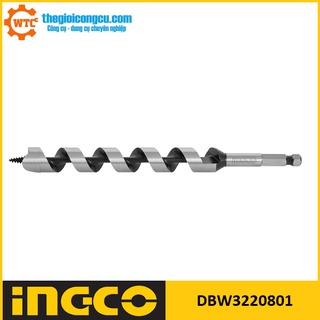 Mũi khoan gỗ xoắn ốc 8mm ingco dbw3220801