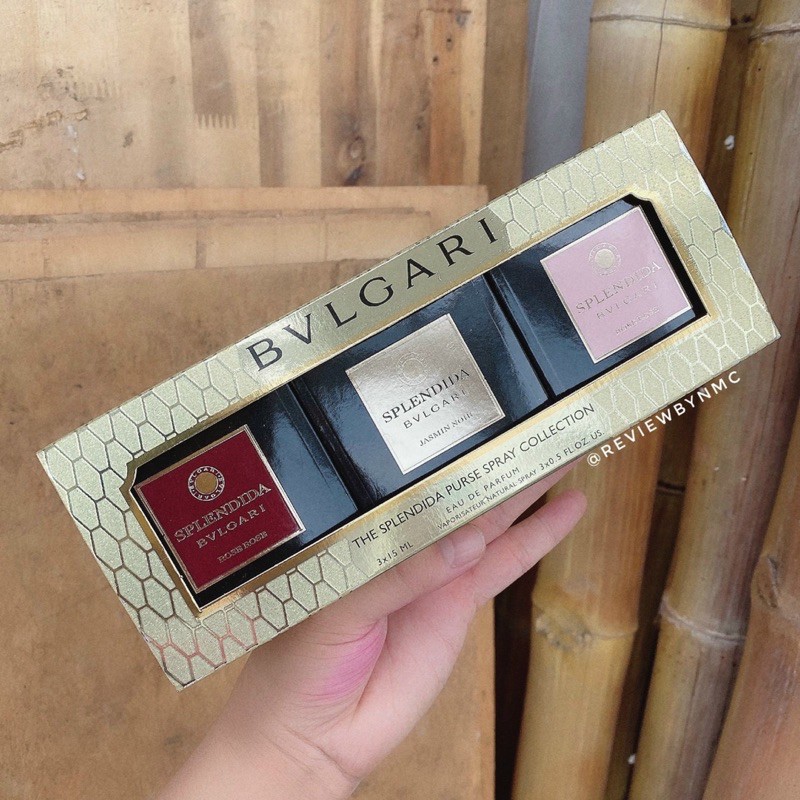 set nước hoa BVL Splendida 3 chai