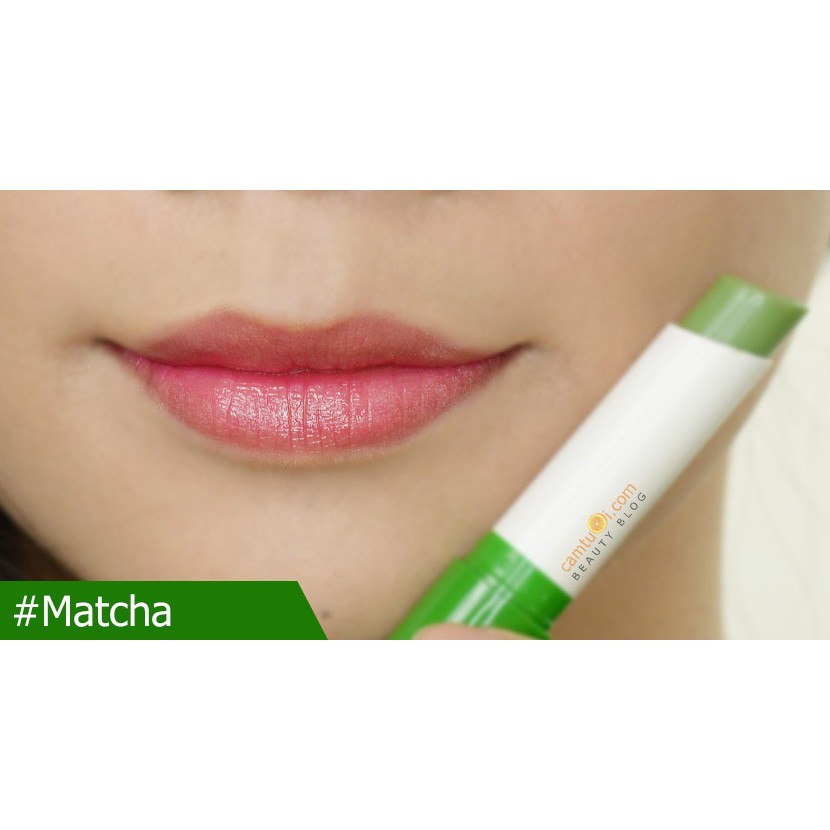 [KÈM QUÀ từ ROHTO] Son dưỡng Lipice Sheer Color Q Matcha 2.4g (Hồng tự nhiên)