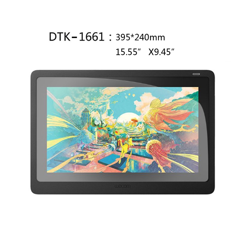 Phim Pet Bảo Vệ Toàn Màn Hình Chống Chói Cho Wacom Cintiq Dtk-1661