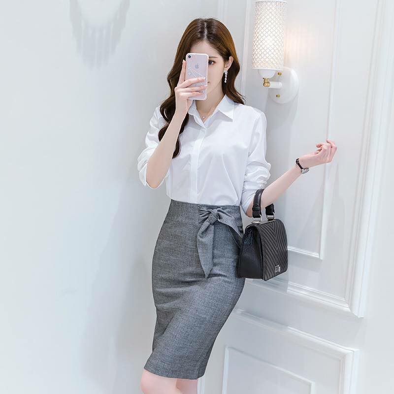 ÁO SƠ MI NỮ TRẮNG CỔ ĐỨC TAY DÀI, DÁNG XUÔNG, CHẤT MỀM MỊN, KHÔNG NHĂN, CAO CẤP đen xanh nhạt hồng nhạt so mi nu trang | BigBuy360 - bigbuy360.vn