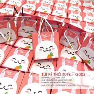50 túi giấy hình thỏ