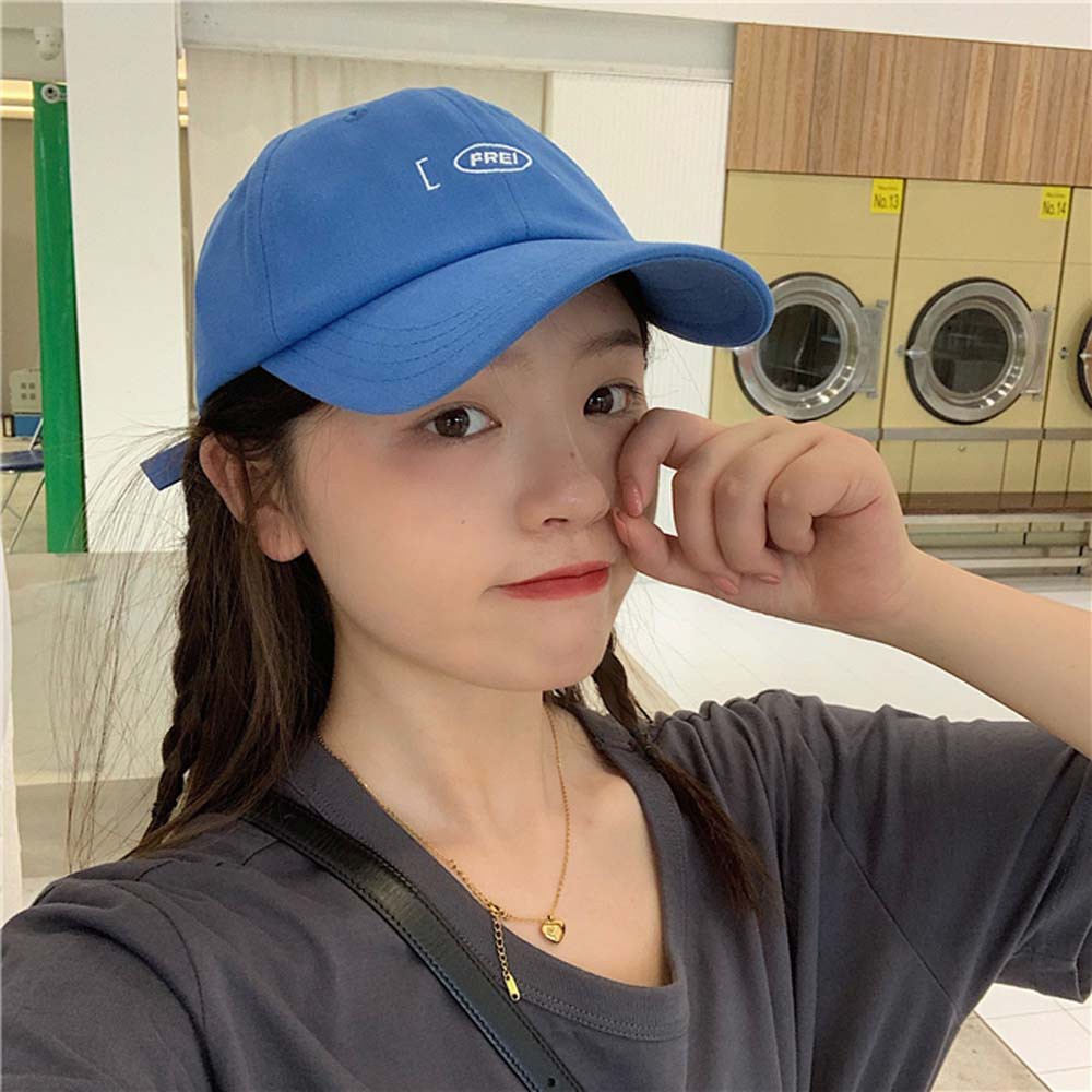 Mũ lưỡi trai thêu chữ phong cách hip hop mùa hè Hàn Quốc dành cho nam