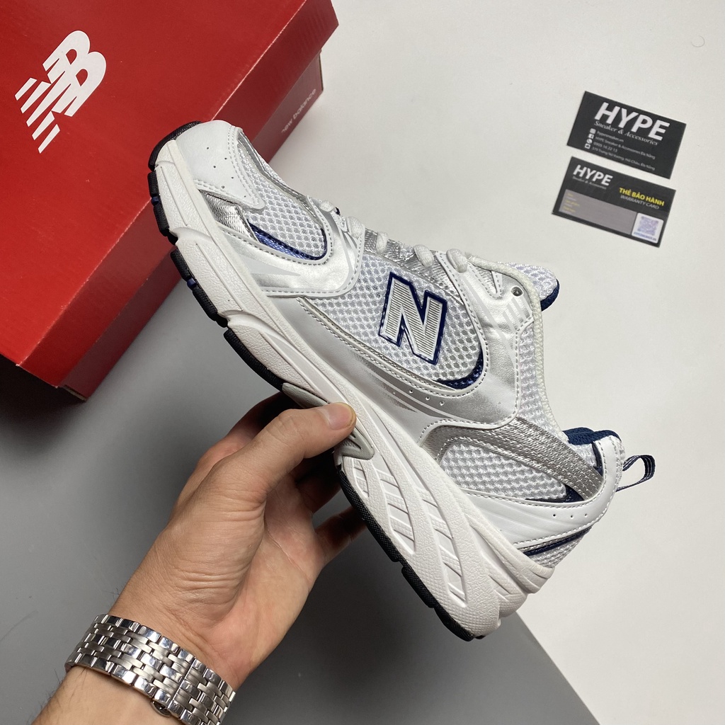 Giày sneaker New Balance 530 White Grey  - Hype Sneaker | Phiên bản high quality