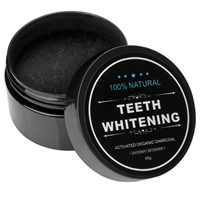 Bột tẩy trắng răng than tre hoạt tính Teeth Whitening Powder Charcoal 30g