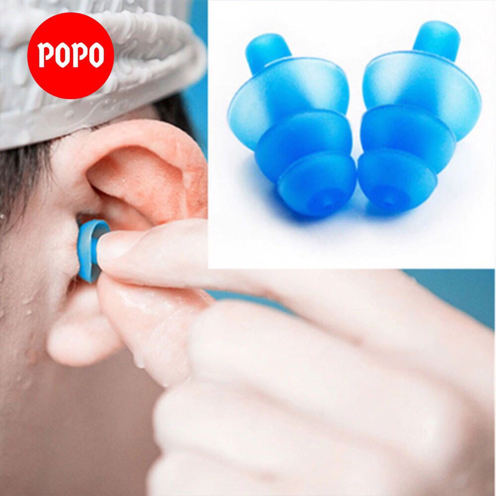 Bộ hai bịt tai EN2 nhỏ gọn,có hộp cho bé cao cấp chống nước khi bơi Sporty