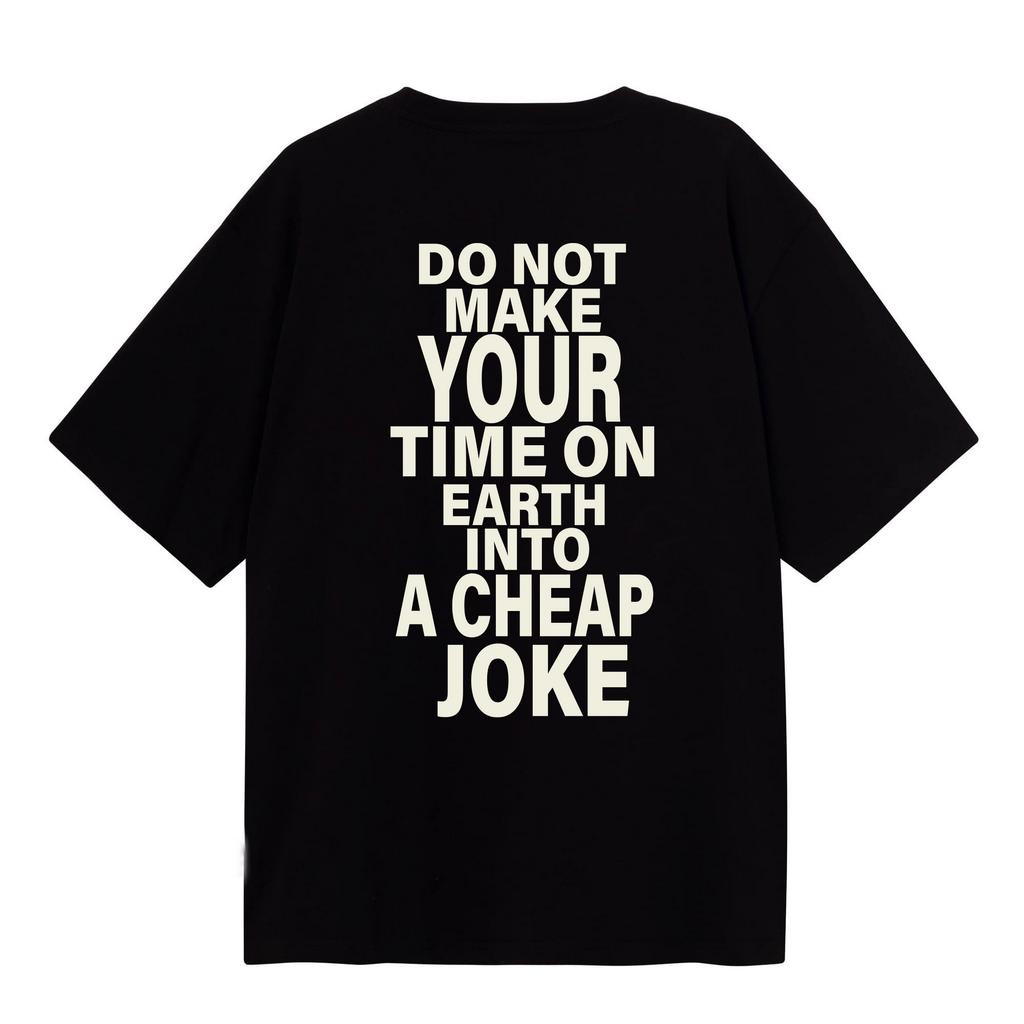 EDDIE - Áo thun GOD'S SON ngắn tay cotton cổ tròn oversize