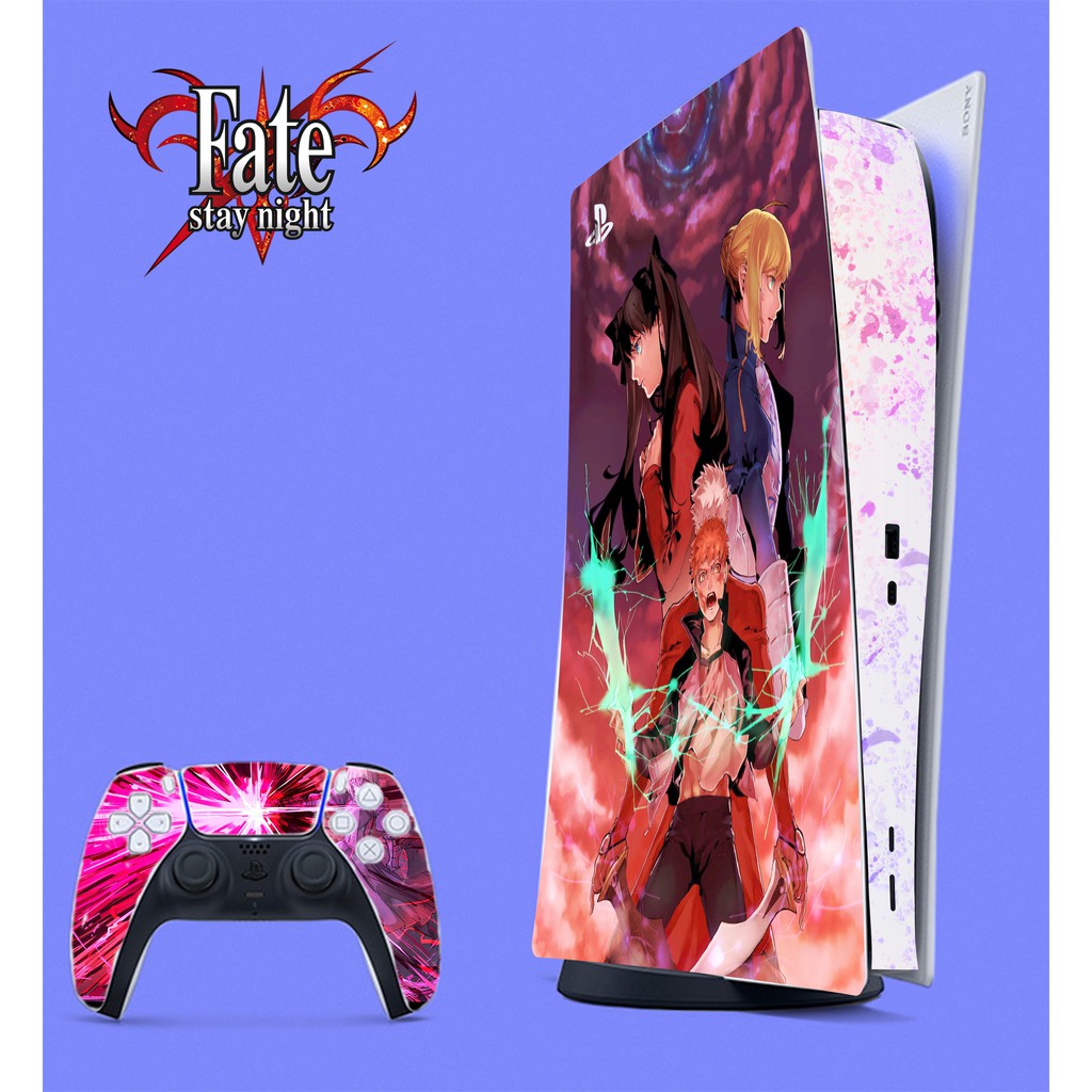 [PS5] Miếng dán bảo vệ trang trí máy ps5 skin cho máy fate stay night