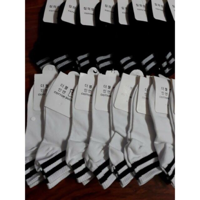 Tất cổ kẻ hàn quốc combo 5 đôi