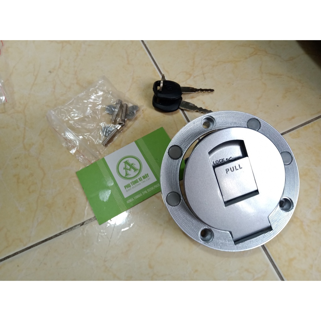 Nắp Âm tròn xăng xe ba bánh có khóa hàng cao cấp