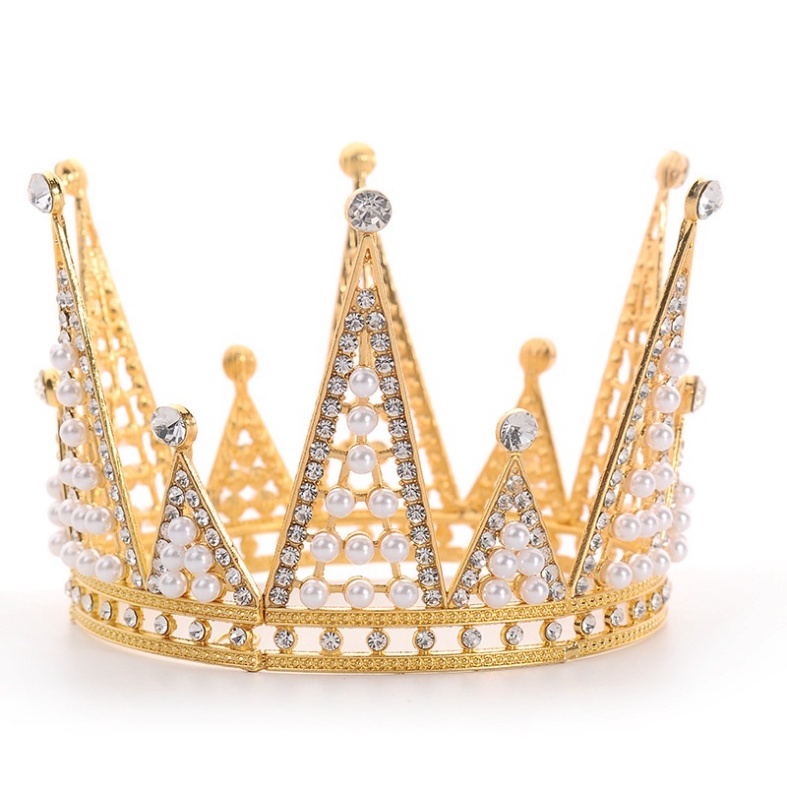 dụng cụ trang trí bánh kem [FREESHIP❤️] Vương miện Nhọn lớn nhựa đẹp