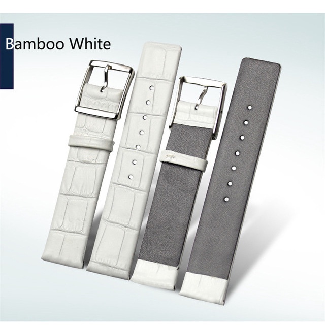 Dây Đeo Bằng Da Thật Dễ Tháo Gỡ Cho Đồng Hồ Thông Minh DW CK TISSOT CASIO Watch 14mm 16mm 18mm 20 22MM Huawei gt2