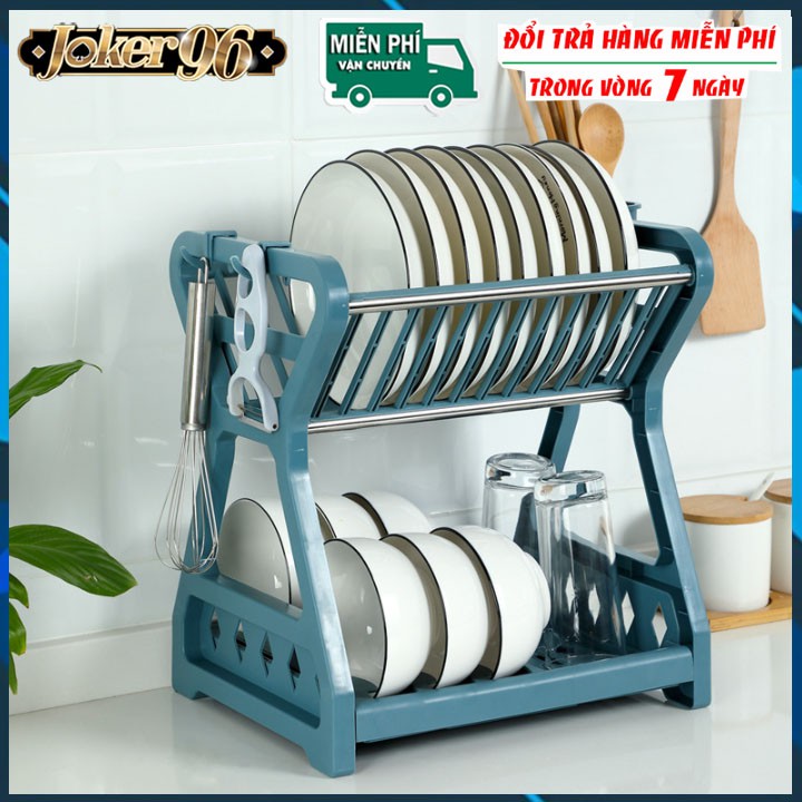 Kệ để chén bát nhà bếp, Kệ úp bát phòng trọ thoát nước thông minh, Giá để bát thông minh nhỏ gọn