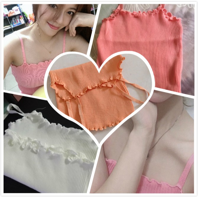 Áo Hai Dây Dệt Kim Thời Trang Mùa Hè Cho Nữ